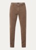 Benni slim fit broek met steekzakken - Lichtbruin