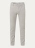 Benni slim fit broek met steekzakken - Lichtgrijs