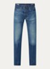 Deryck straight leg jeans met steekzakken - Indigo