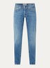Grover slim fit jeans met medium wassing - Blauwgrijs