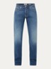 Grover slim fit jeans met medium wassing - Indigo