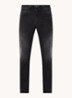 Grover straight leg jeans met steekzakken - Zwart
