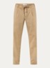 Tapered fit chino met trekkoord en steekzakken - Camel