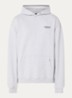Owners Club hoodie met logo- en backprint - Grijsmele
