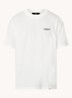 Owners Club T-shirt met logo- en backprint - Gebroken wit