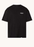 Owners Club T-shirt met logo- en backprint - Zwart