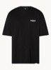 Owners Club T-shirt met logo- en backprint - Zwart