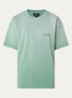 Owners Club T-shirt met logo- en backprint - Lichtgroen