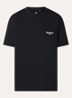 Team 247 T-Shirt met logo- en backprint - Zwart
