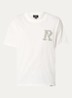 Western Initial T-shirt met logoborduring - Creme