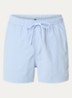 Zwemshorts met logo en paspelzakken - Blauw