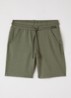 Jones straight fit korte joggingbroek - Legergroen