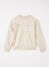 Kelto sweater met logo- en backprint - Beige