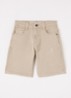 Quin loose fit korte broek van denim - Zand