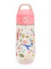 Waterfles met print - Koraalroze