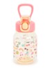 Waterfles met print - Lichtgeel
