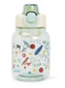 Waterfles met print - Lichtgroen