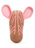 Zebra wanddecoratie 29 cm - Roze