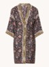 Jaypur kimono met print - Zwart