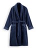 Super Smooth badjas van katoen - Royalblauw