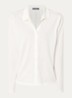 Blouse met kraag - Gebroken wit