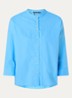 Blouse met plooidetail - Blauw
