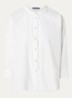 Blouse met plooidetail - Wit