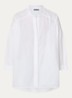 Blouse met ronde hals - Wit