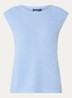 Fijngebreide spencer in alpaca wolblend - Blauwgrijs