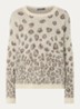 Fijngebreide trui in alpaca wolblend - Beige