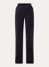 High waist loose fit broek met steekzakken - Donkerblauw