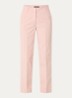 High waist straight fit chino met steekzakken - Lichtroze
