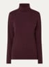 Longsleeve met col - Bordeauxrood