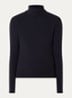 Longsleeve met col - Donkerblauw