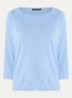 Longsleeve met ronde hals - Staalblauw