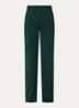 Mid waist straight fit chino met steekzakken - Groen