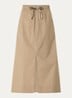 Midi rok met split - Camel