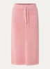 Midi rok met steekzakken - Roze