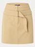 Minirok met ceintuur - Khaki