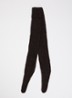 Sjaal in alpaca wolblend 170 x 10 cm - Donkerbruin