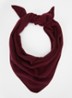 Sjaal van merino wol 140 x 55 cm - Bordeauxrood