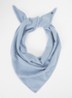Sjaal van merino wol 140 x 55 cm - Lichtblauw