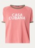 T-shirt met print - Roze