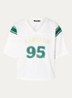 T-shirt met print - Groen