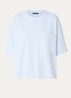 T-shirt met ronde hals - Lichtblauw