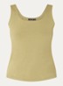 Tanktop met ronde hals - Olijfgroen