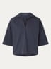 Top met V-hals - Donkerblauw