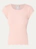 Baybay T-shirt met details van kant - Khaki