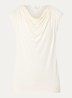 Blarritz mouwloze top met gedrapeerd detail - Gebroken wit