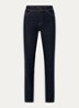 Aubrey high waist slim fit jeans met steekzakken - Indigo